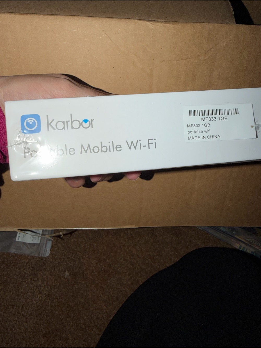 Karbor Portable Mobile Wi‑Fi Router - White